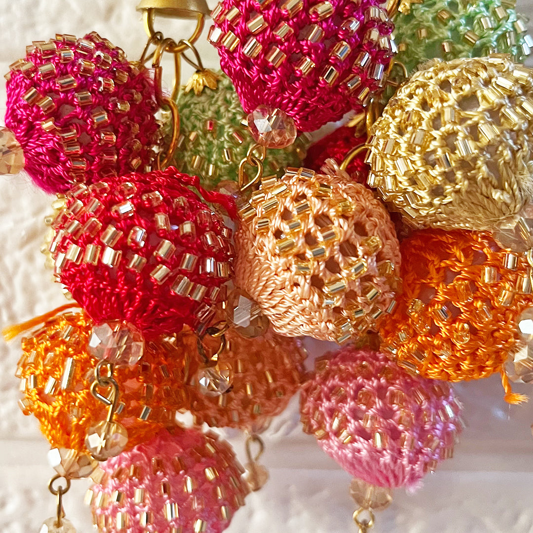 Multicolor D5 Latkan Tassel Pack of 2 for Saree Pallu, Blouse, Suits, Dupatta, Lehenga