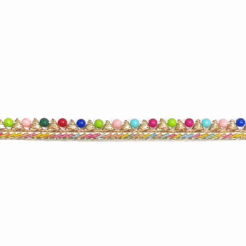 Multicolored Beads Lace (9 Meter)