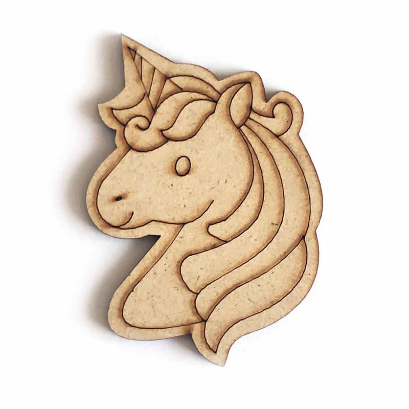 Unicorn Shape Fridge Magnet Design No 1