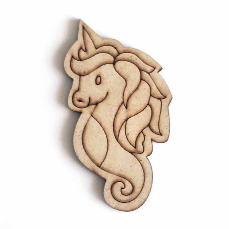 Unicorn Shape Fridge Magnet Design No 3