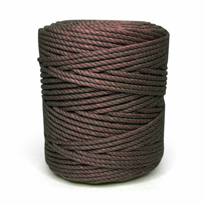 Brown - 4 mm Twisted Macrame Cord | Twisted macrame Cord | Macrame cord | Adikala Craft Store |  Art Craft | collection | Projects | DIY | Craft | Craft Making