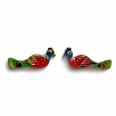Small Peacock Wooden Miniature | peacock | Wooden Miniature | Wooden Craft