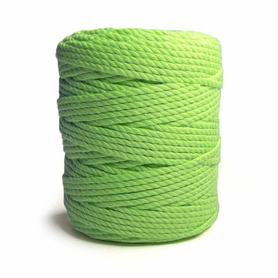 Light Green - 4 mm Twisted Macrame Cord | Twisted macrame Cord | Macrame cord | Adikala Craft Store |  Art Craft | collection | Projects | DIY | Craft | Craft Making