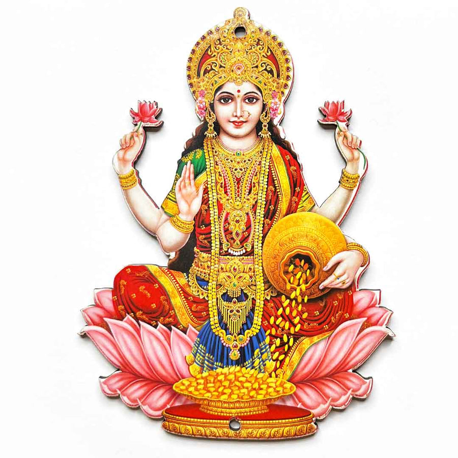 Laxmi Ji Set Of 6 | Laxmi ji | Mdf | Cutout | Mdf Shape Design | Sets | Art Craft | Craft | Adikala | Adikala Craft Store