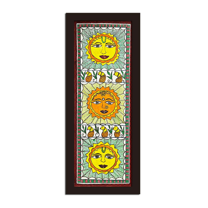 Sun Painting | 3 Diffrent Sun Faces Painting | | madhubani Painting | Paintings | Acrylic Paintings | Pichwai | Pichwai Paintings | Sun Face Paintings | Indian Painting | indian Culture | Adikala Craft Store | Adikala