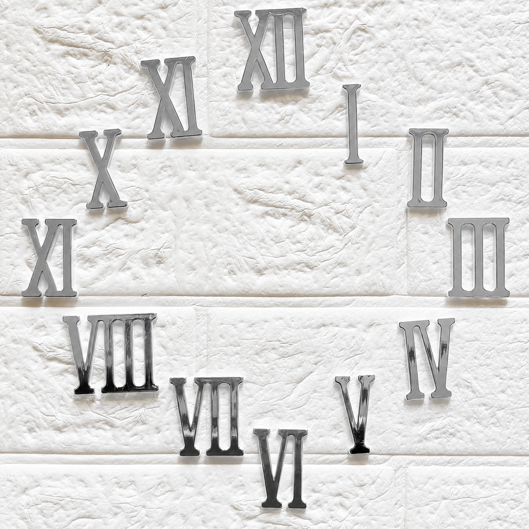 Roman Clock Numbers for Resin Wall Clock, DIY Art &amp; Craft Clock Accessories