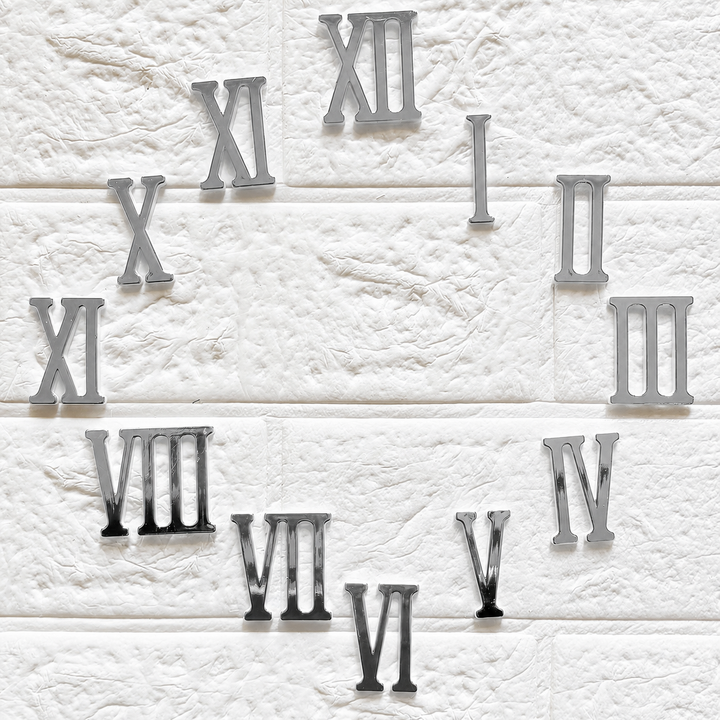 Roman Clock Numbers for Resin Wall Clock, DIY Art &amp; Craft Clock Accessories