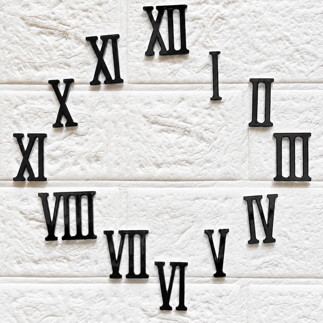 Roman Clock Numbers for Resin Wall Clock, DIY Art &amp; Craft Clock Accessories