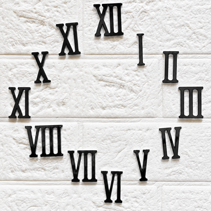 Roman Clock Numbers for Resin Wall Clock, DIY Art &amp; Craft Clock Accessories