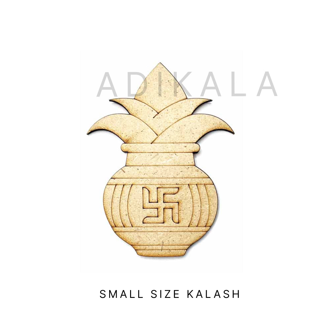 Small Size kalash | Kalash Engraved Design | kalash Pack of 10 | Pooja Decoration | Craft Making Product | Pichwai | Diwali Festivals | Festivals | Laser Cutting Design | Cutouts | Mdf Cutouts | Swastik | Kalash With Swastik Design | Wedding | Decoration | Crafting | Festivals | Craft Making | Amazing Art | Art | Craft | Green | Color | Golden | Gold | Plate | Adikala | Adikala Craft Store | Hobby Craft | Hobby India | Hobby