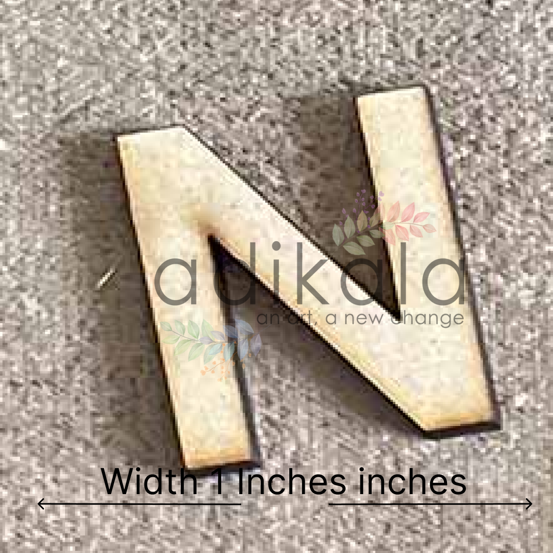 Alphabet Design Cutout Design (20pc)