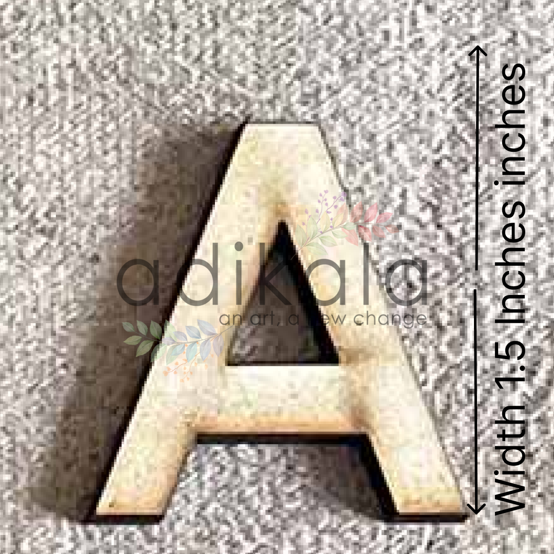 Alphabet Design Cutout Design (20pc)