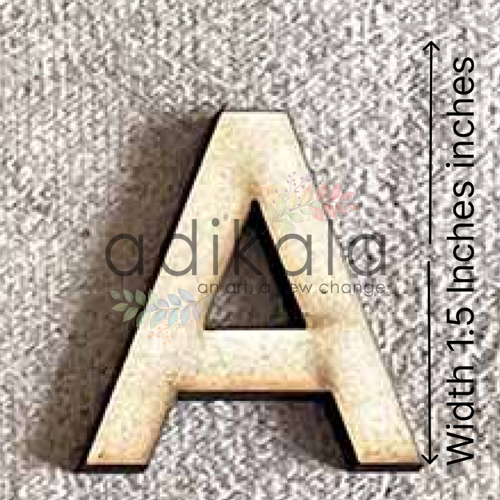 Alphabet Design Cutout Design (20pc)