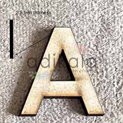 Alphabet Design Cutout Design (20pc)