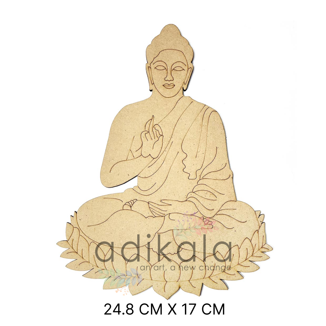 Lord Budhha Pre-marked MDF Cutout