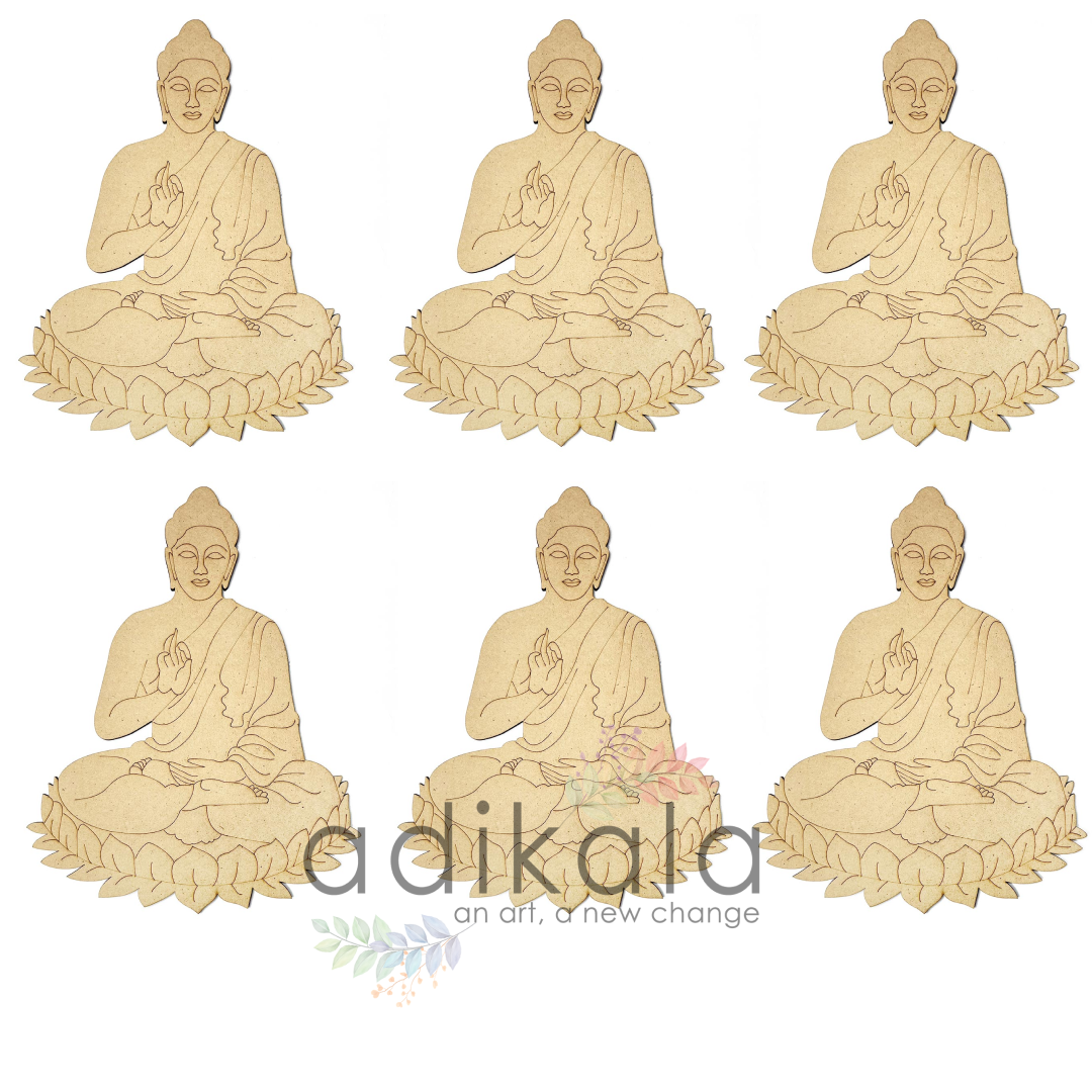 Lord Budhha Pre-marked MDF Cutout