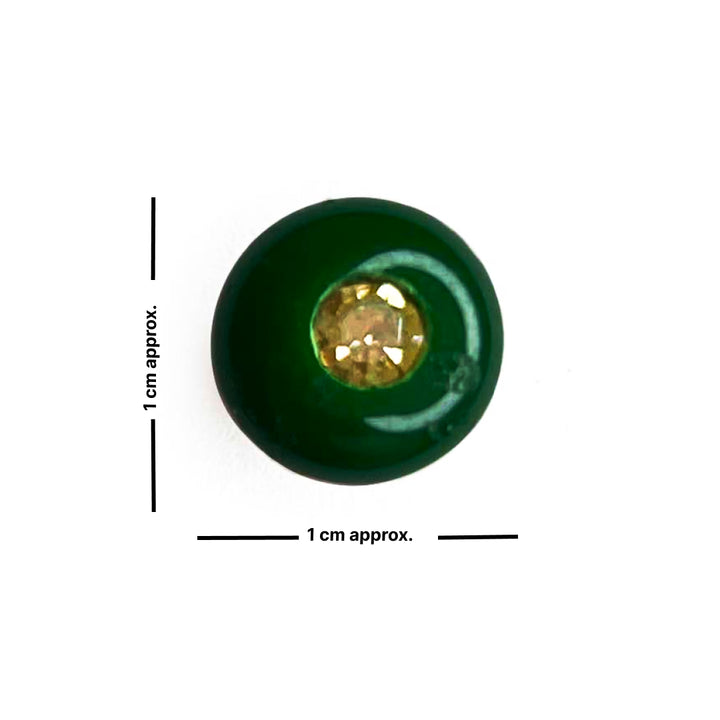 Green Color Round Fancy Buttons Set Of 10 | Green Color Round Fancy Buttons | Round Fancy Buttons Set Of 10 | Fancy Button | Buttons | Art Craft | Decoration | Festivals | Jewellery Making | Jewellery | Project | Diy | Essentials | Adikala Craft Store
