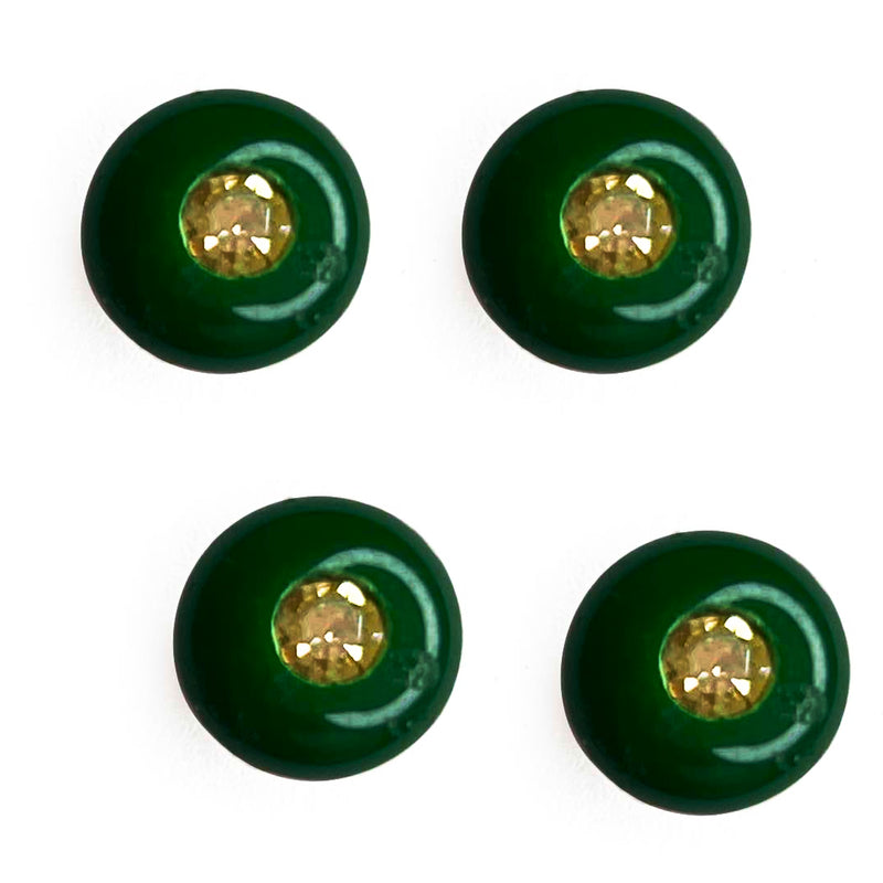 Green Color Round Fancy Buttons Set Of 10 | Green Color Round Fancy Buttons | Round Fancy Buttons Set Of 10 | Fancy Button | Buttons | Art Craft | Decoration | Festivals | Jewellery Making | Jewellery | Project | Diy | Essentials | Adikala Craft Store