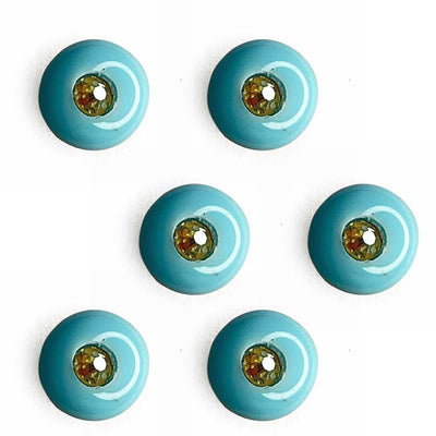 Sky Blue Button | Sky Blye Circle Button | Fancy Button | Buttons | Art Craft | Decoration | Festivals | Jewellery Making | Jewellery | Project | Diy | Essentials | Adikala Craft Store