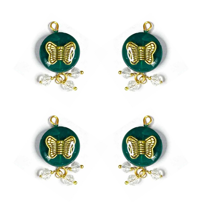 dark Green Button | Golden Metal Fancy button | Crystal Beads Stones Button | Butterfly Button | Hanging Button | Crystal Button | Round Shape Button | Fancy Buttons | Dress Making button | Round Shape Button | Buttons | Dress making Button | Beautiful Button | Hobby Craft | Adikala craft Store | Adikala India | Adikala