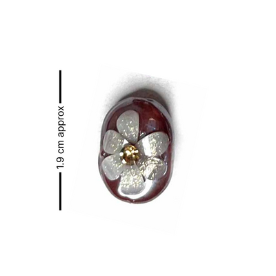 Wine Color Button | Jarkan | Oval Shape Button | Button Set of 10 | White Flower Button | Fancy Buttons | Dress Making button | Round Shape Button | Buttons | Dress making Button | Beautiful Button | Hobby Craft | Adikala craft Store | Adikala India | Adikala