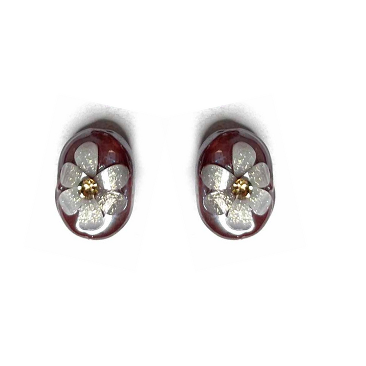 Wine Color Button | Jarkan | Oval Shape Button | Button Set of 10 | White Flower Button | Fancy Buttons | Dress Making button | Round Shape Button | Buttons | Dress making Button | Beautiful Button | Hobby Craft | Adikala craft Store | Adikala India | Adikala