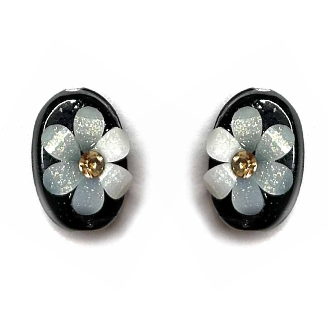 Black Color Button | Jarkan | Oval Shape Button | Button Set of 10 | White Flower Button | Fancy Buttons | Dress Making button | Round Shape Button | Buttons | Dress making Button | Beautiful Button | Hobby Craft | Adikala craft Store | Adikala India | Adikala