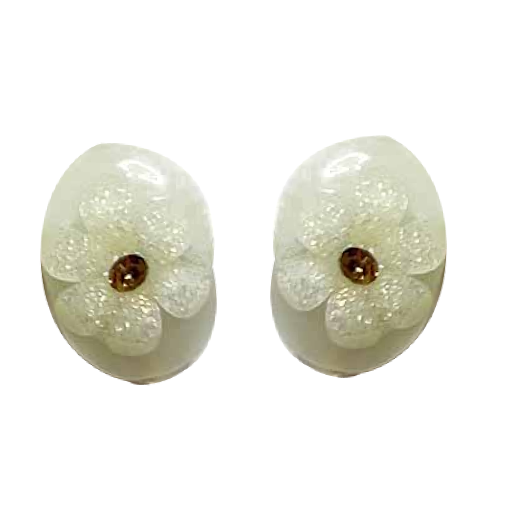 Cream Color Button | Jarkan | Oval Shape Button | Button Set of 10 | White Flower Button | Fancy Buttons | Dress Making button | Round Shape Button | Buttons | Dress making Button | Beautiful Button | Hobby Craft | Adikala craft Store | Adikala India | Adikala