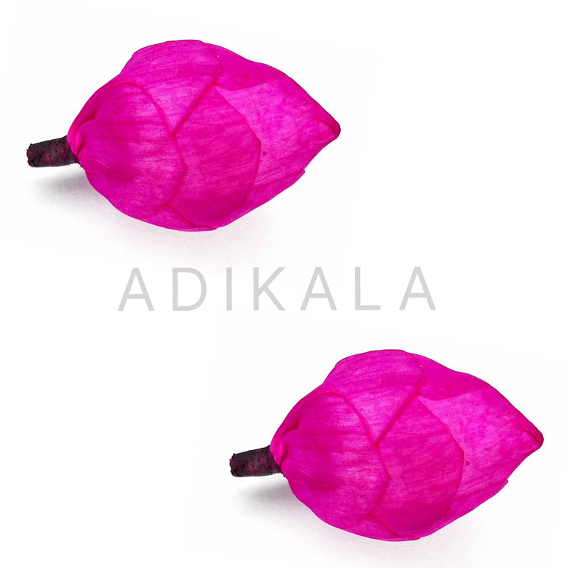 Pink Lotus Flower Bud Set of 6 | Pink Lotus Flower | Flower Bud | Adikala Craft | Art Craft