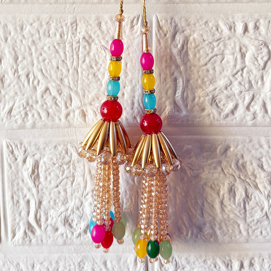 Ethnic Style Latkan pair for Blouse, Lehenga & Craft Décor | Adikala Design 9