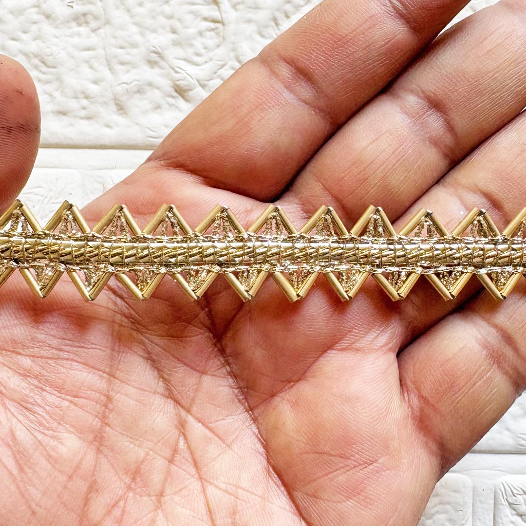 Nalki Lace D1 – 9 Meters | Designer Lace for Saree, Suit, Dupatta &amp; Lehenga Border | Adikala