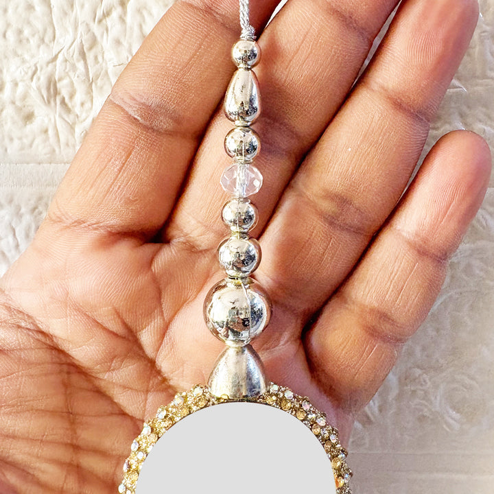 Mirror Ethnic Style Latkan pair for Blouse, Lehenga & Craft Décor | Adikala