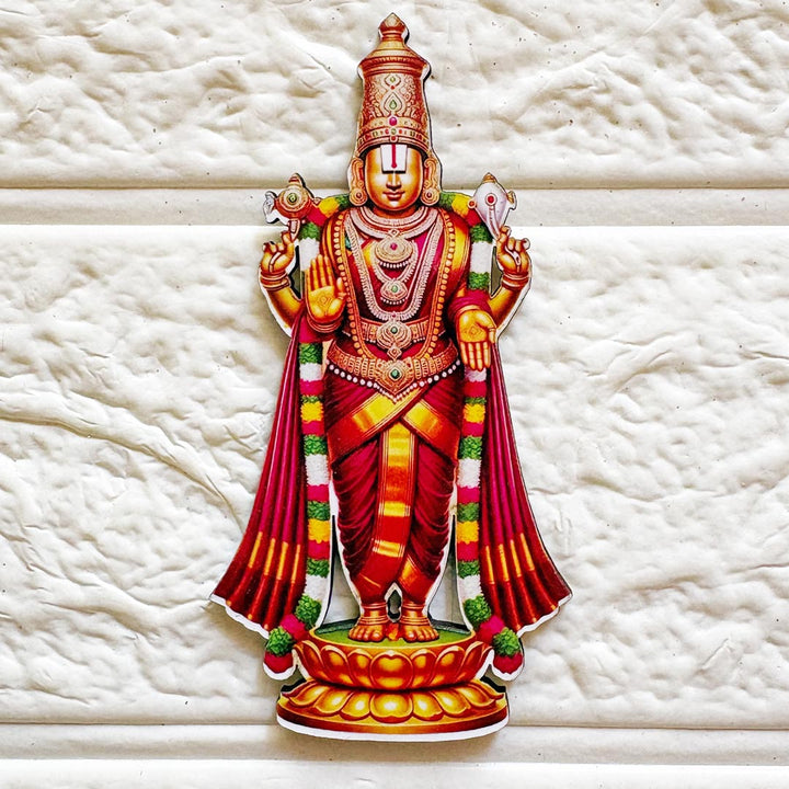 Lord Balaji 4 Inch Cutout Pack of 10 | Temple &amp; Diwali Decoration