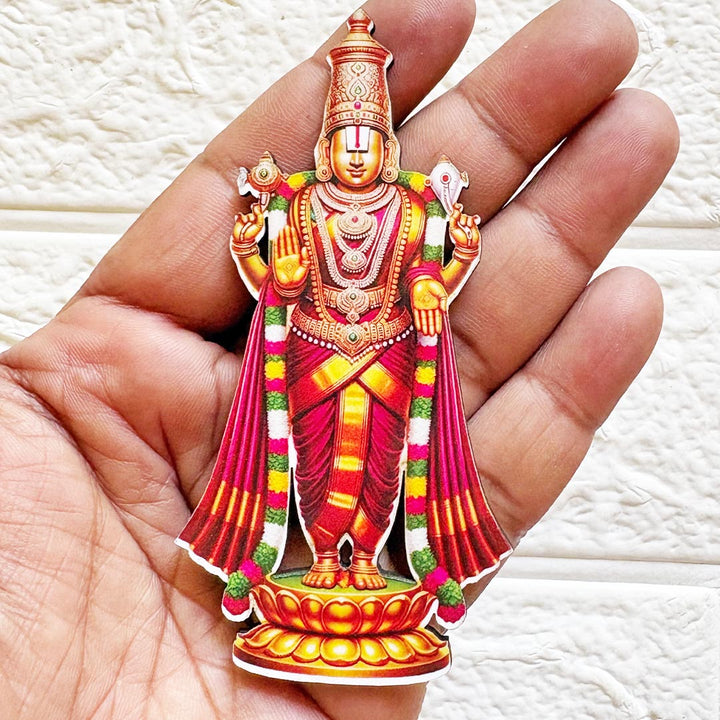 Lord Balaji 4 Inch Cutout Pack of 10 | Temple &amp; Diwali Decoration