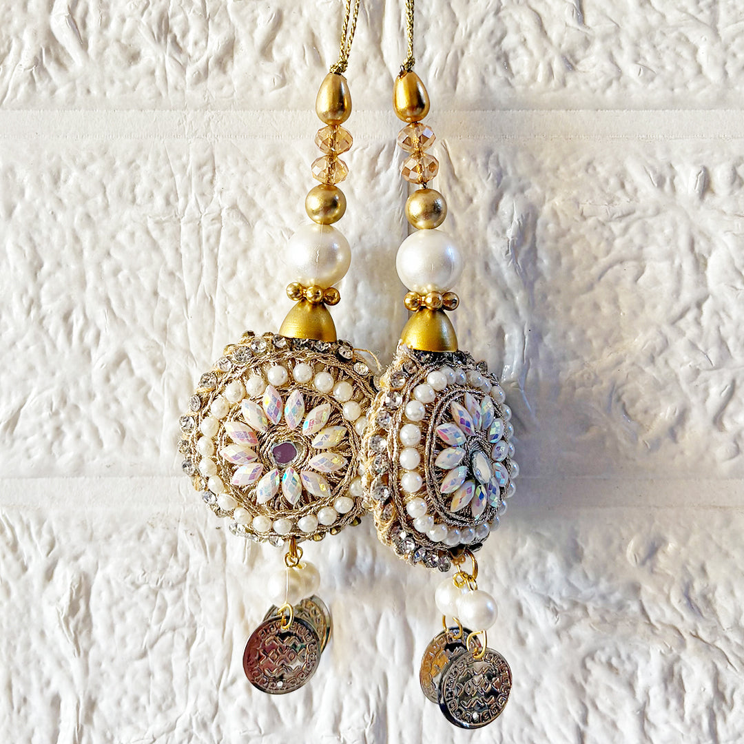 Ethnic Style Latkan pair for Blouse, Lehenga & Craft Décor | Adikala Design 13