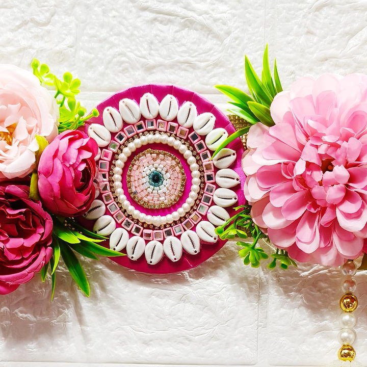 Rani Floral Toran 40 Inch Door Hanging | Bandanwar for Home Entrance &amp; Mandir Decoration | Adikala