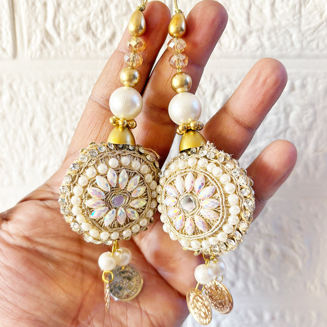 Ethnic Style Latkan pair for Blouse, Lehenga & Craft Décor | Adikala Design 13