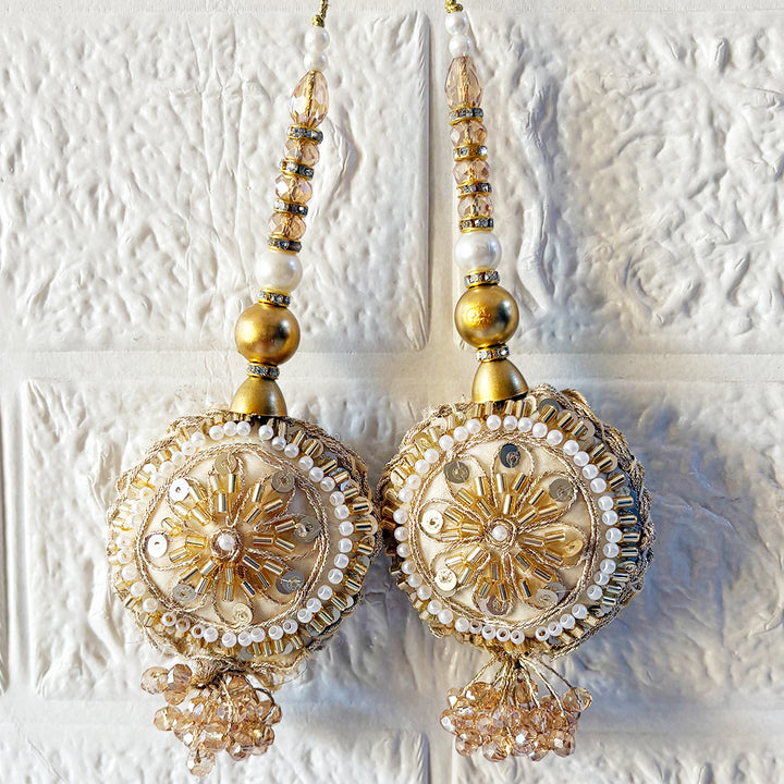 Ethnic Style Latkan pair for Blouse, Lehenga & Craft Décor | Adikala Design 16