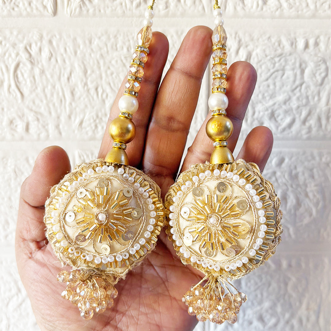 Ethnic Style Latkan pair for Blouse, Lehenga & Craft Décor | Adikala Design 16