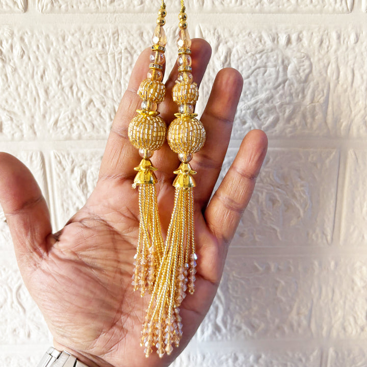 Ethnic Style Latkan pair for Blouse, Lehenga & Craft Décor | Adikala Design 12