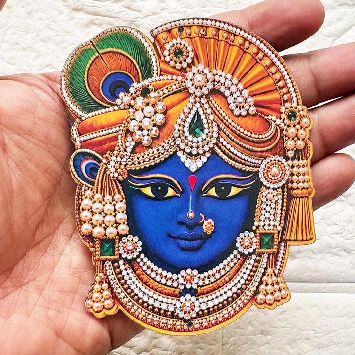 Krishna ji printed mdf Cutout Pack of 10 | DIY Decoration, Toran, Bandhanwar