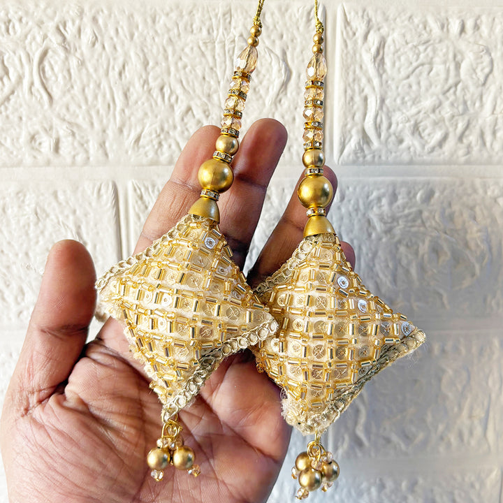 Ethnic Style Latkan pair for Blouse, Lehenga & Craft Décor | Adikala Design 20