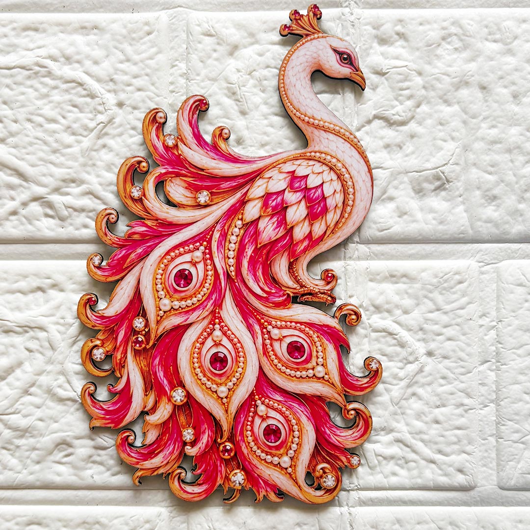 Swan/Hans printed mdf Cutout Pack of 4 | DIY Decoration, Toran, Bandhanwar