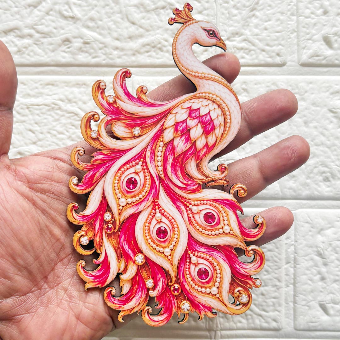 Swan/Hans printed mdf Cutout Pack of 4 | DIY Decoration, Toran, Bandhanwar