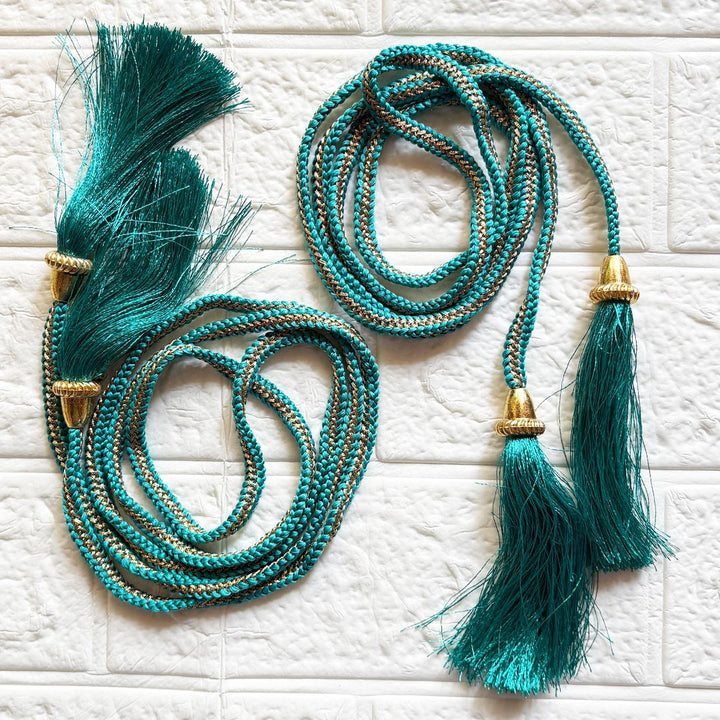 Handmade Tassels Dori pack of 2 for Saree Pallu, Blouse, Suits, Dupatta, Lehenga decor