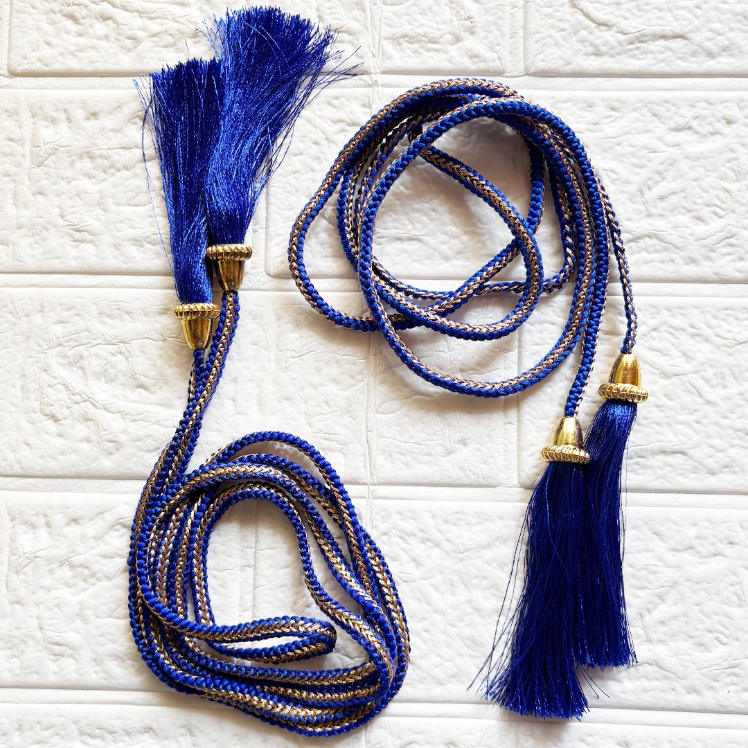 Handmade Tassels Dori pack of 2 for Saree Pallu, Blouse, Suits, Dupatta, Lehenga decor