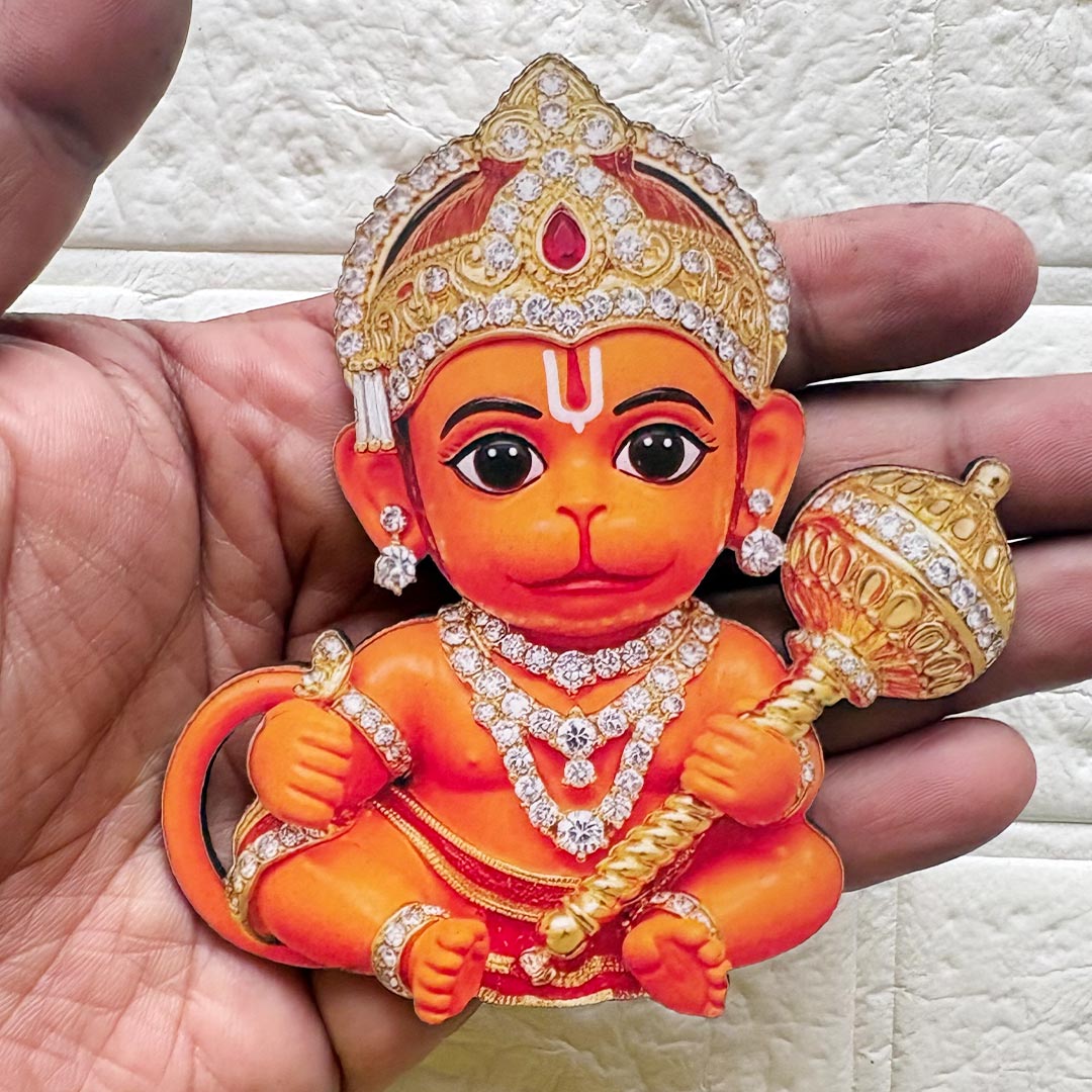 Lord Hanuman printed mdf Cutout Pack of 10 | DIY Decoration, Toran, Bandhanwar