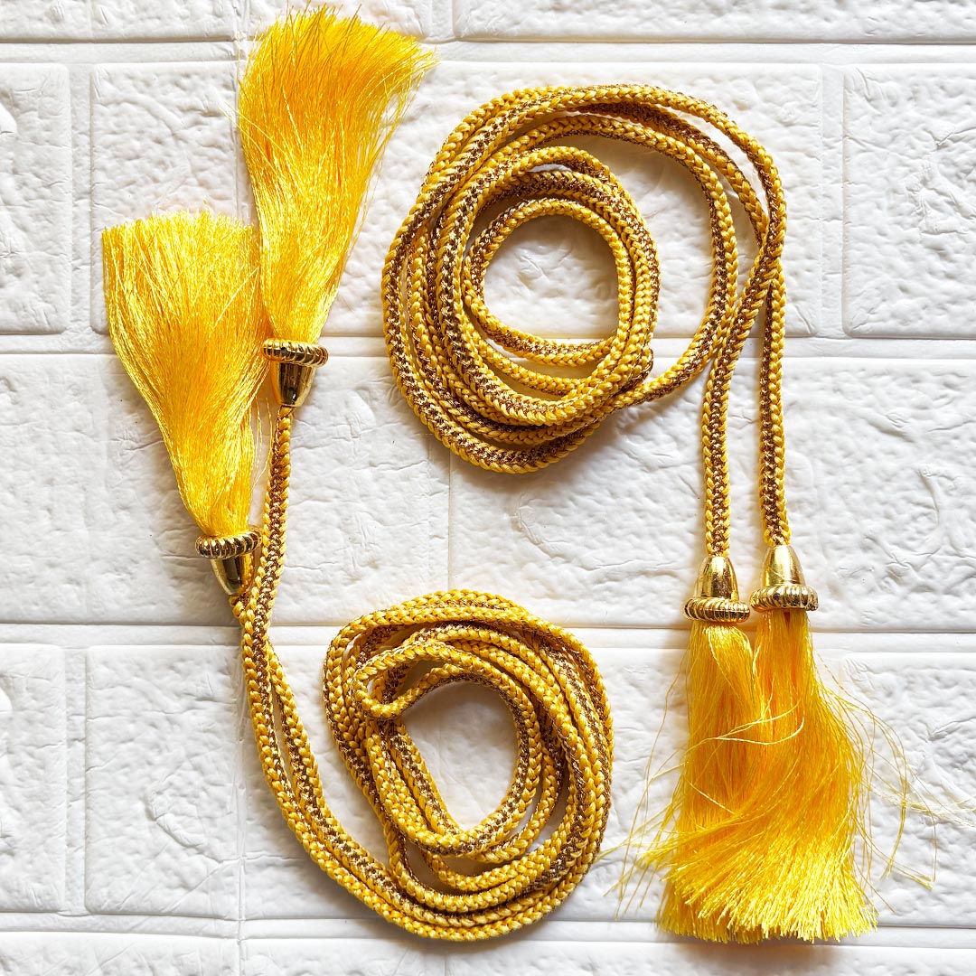 Handmade Tassels Dori pack of 2 for Saree Pallu, Blouse, Suits, Dupatta, Lehenga decor