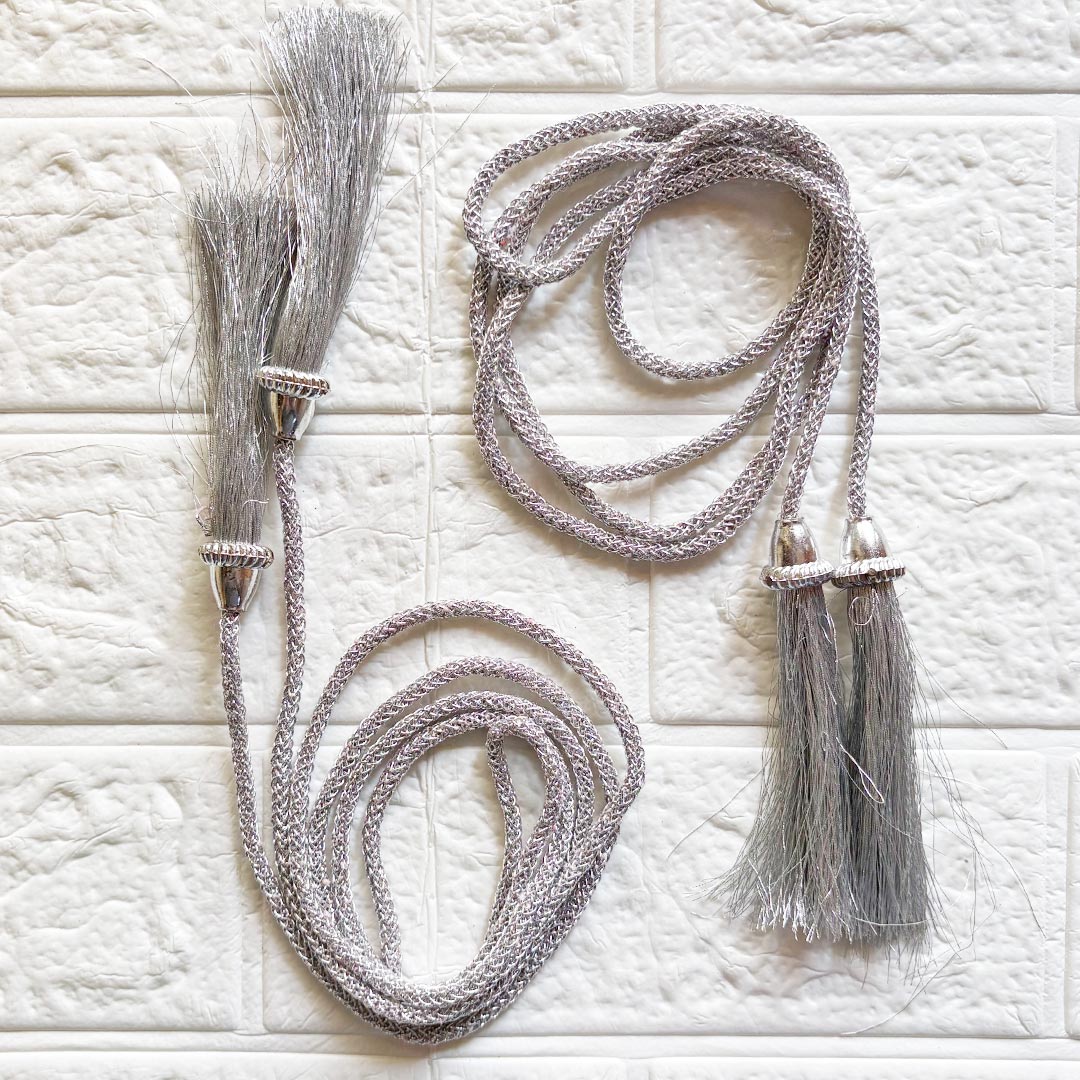 Handmade Tassels Dori pack of 2 for Saree Pallu, Blouse, Suits, Dupatta, Lehenga decor