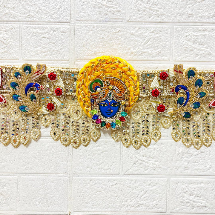 Shrinathji Toran for Home &amp; Office Entrance | Mandir Decoration | Decorative Door Hanging Bandanwar